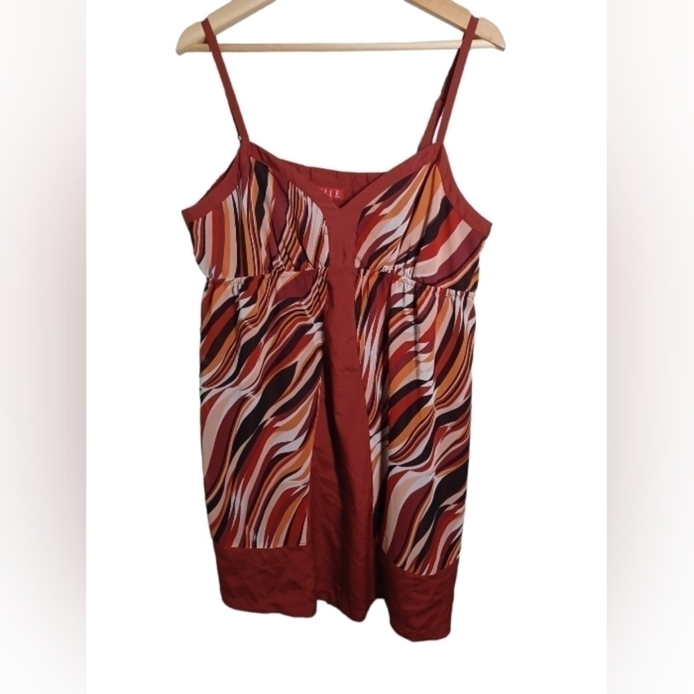 ELLE Red Flowy Top